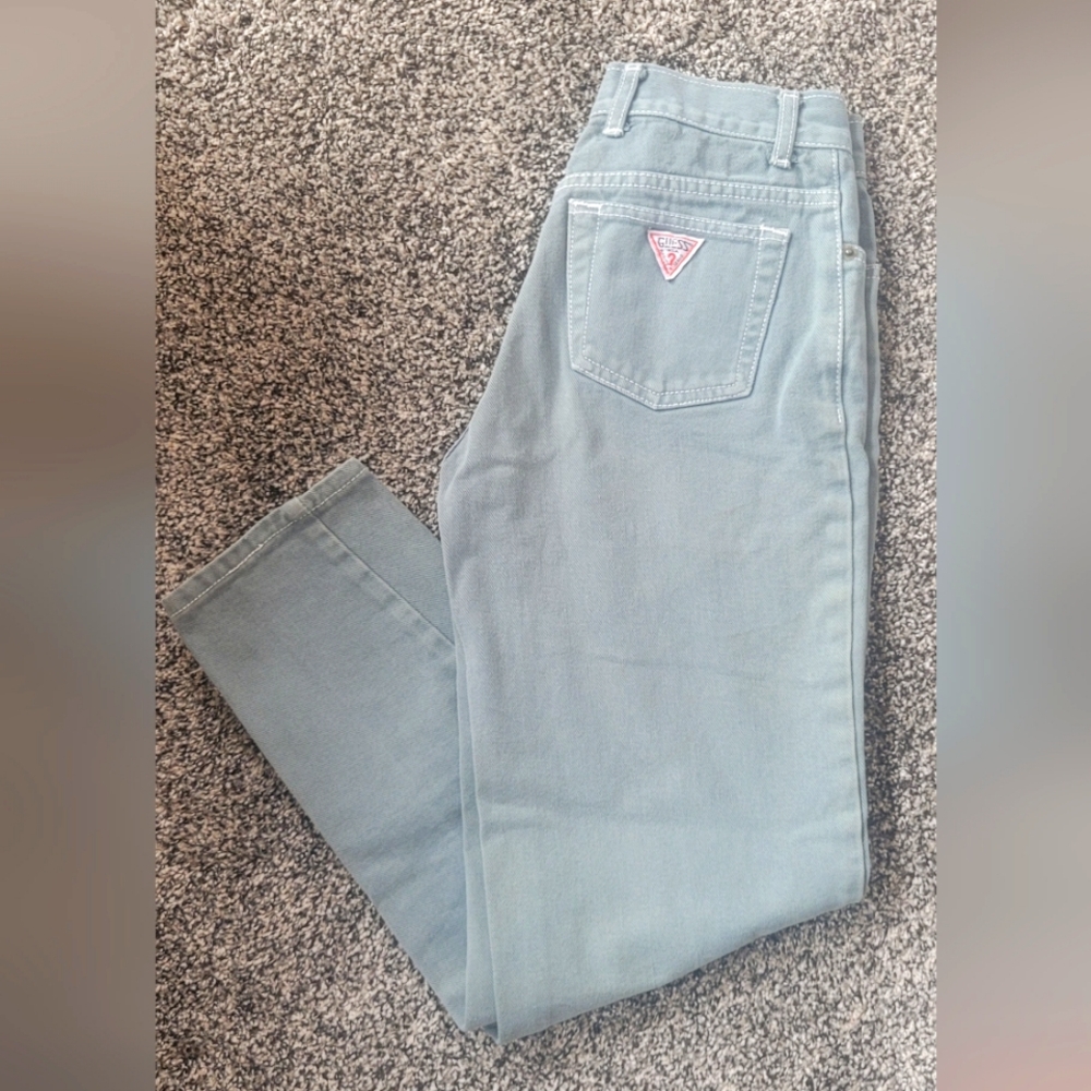 Guess Vintage High Waist Women's Light Blue Jeans